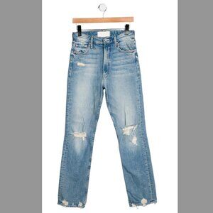 NWT Mother High-Rise Straight Leg Jeans